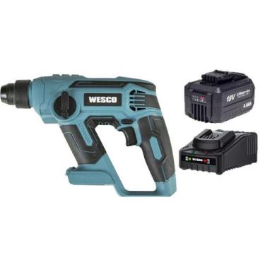 Imagem de Martelete Perfurador 18v Bateria 4ah Carreg Wesco WS2990.9