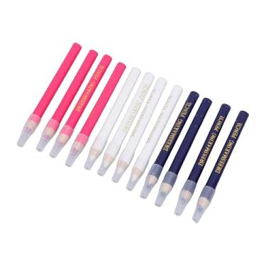 Imagem de GLOGLOW Lápis de Costura de 12 Unidades, Canetas de Marcação de Tecido, Sem Poeira, Marcas Transparentes de Longa Duração, Com Tampa Protetora, para Costureira, Acolchoamento, Bordado