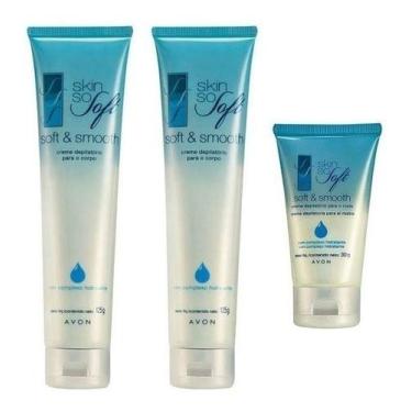 Imagem de Creme Depilatório Para Corpo Com 2 + Rosto Skin So Soft Avon