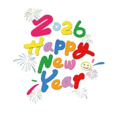 Imagem de Esquirla Adesivos de janela com o tema do Ano do Cavalo de 2026 - Adesivos de Ano para Janelas - Fáceis de Instalar - Decoração Festiva em PVC para, 100x105cm