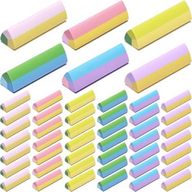 Imagem de Resurhang 48 borrachas de lápis coloridas a granel para escola, escritório, arte, desenho, sala de aula, lembrancinha de festa de volta às aulas