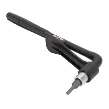 Imagem de Alomejor Chave de Torção de Bicicleta, Cabo de Aço Cromado Crv, Nylon 3 a 10nm, Brocas Sextavadas T25, Kit de Bits Sextavados