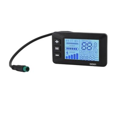 Imagem de Alomejor Painel de Exibição de Scooter Elétrico, LCD Display Multímetro Digital Multímetro Voltímetro para Scooter de Bicicleta Elétrica