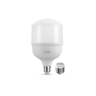 Imagem de Lampada t120 led 75w e27 6500k c/ adaptador e40 autovolt unico - G-LIG