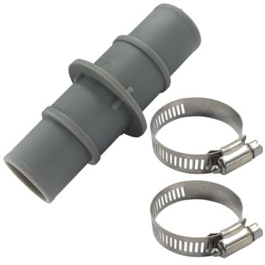 Imagem de Seimneire 1 pacote de conector adaptador de mangueira, 3,5 cm ou 3,5 cm, ajuste universal para aspirador de banho, limpeza e mangueiras de bomba de filtro | PVC durável para conexões sem vazamento