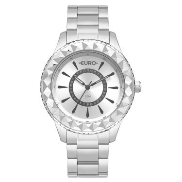 Imagem de Relógio Euro Feminino Glitz Prata - EU2036YUT/4K