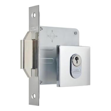 Imagem de Fechadura Porta de Correr Externa Quadrada União Mundial