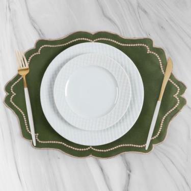 Imagem de Jogo americano sulplast bordado avulso - mayra enxovais, VERDE