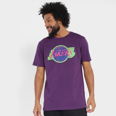 Imagem de Camiseta NBA Lakers Los Angeles Neon Colors Masculina-Masculino
