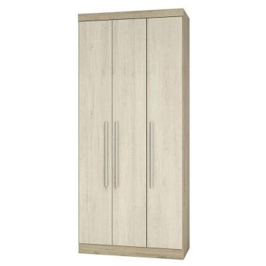 Imagem de Guarda Roupa 101,5 Cm 3 Portas 2 Gavetas Internas Master Luciane Móveis
