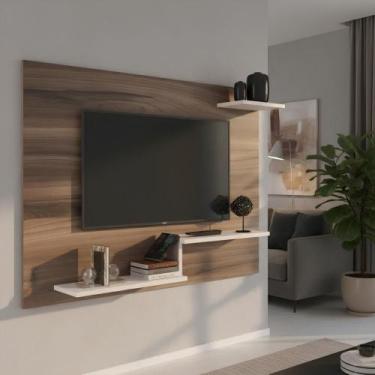 Imagem de Painel para TV até 43 Polegadas 3 Prateleiras J Carvalho Denver 110cm 