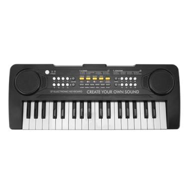 Imagem de aqxreight Teclado de Piano Eletrônico Essencial Design Multifuncional Portátil Crianças 37 Teclas Instrumento para Diversão Música Aprendizagem e Playtime