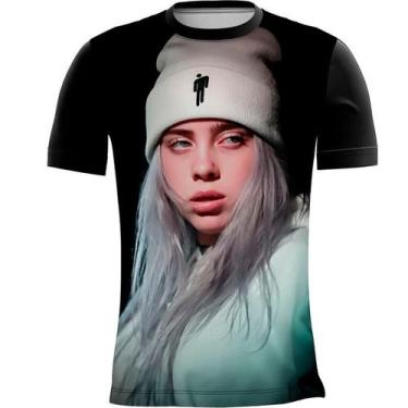 Imagem de Camiseta Personalizada Billie Eilish Pop Música 04 - OBDS, BABYLOOK M