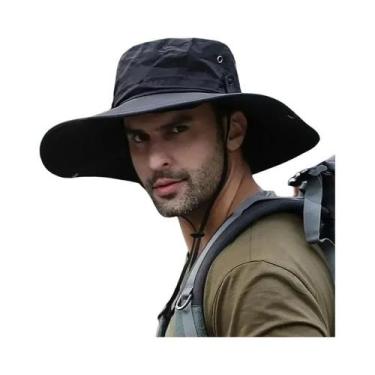 Imagem de Chapéu Panamá Masculino De Verão Respirável Em Malha Com Proteção Sola