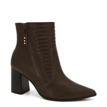 Imagem de Bota Ramarim Cano Curto Com Zíper Feminina-Feminino