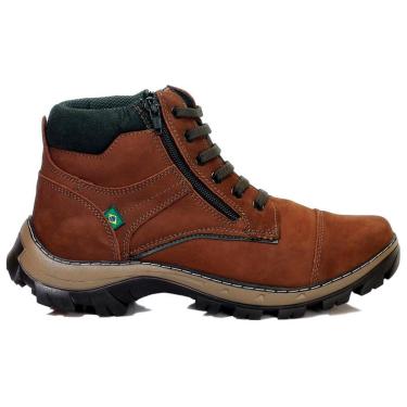 Imagem de Bota Bell boots Adventure Masculina Couro Conforto Trilha Calça Fácil-Masculino