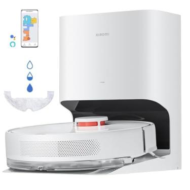 Imagem de Robô Aspirador X10 Robot Vacum 2025 Estação de Limpeza Automática, Branco, Mapeamento Inteligente, Esfregão Incluído