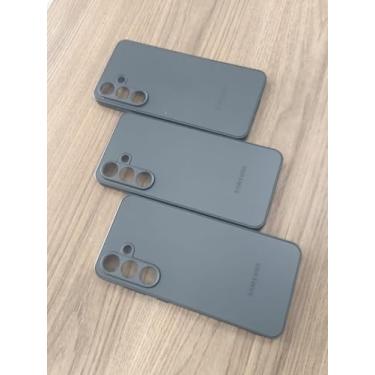 Imagem de CASE – Capa Premium Compatível com Samsung S25 FE (Preto Chumbo) | Interior Aveludado – Linha AG-Glass