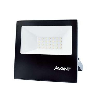 Imagem de Refletor Led Slim 30 Watts 6500k Bivolt - Iluminação Externa E Interna