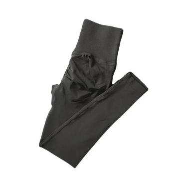 Imagem de Leggings De Yoga Sem Costura De Cintura Alta Para Mulheres, Calças De 