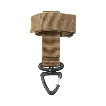 Imagem de Porta-Chaves Tático De Nylon Molle Com Bolsa De Webbing Para EDC E Equ
