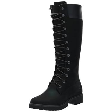 Imagem de Timberland Bota feminina impermeável premium de 15 cm, Preto-novo 2024, 6.5 Wide