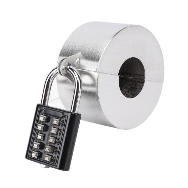 Imagem de HEEPDD Trava de Torneira Externa, Trava de Torneira de água de Aço Inoxidável 304 Com de Combinação, Evita Roubo de água para Jardim Doméstico, Propriedades Vagas, Aluguel de