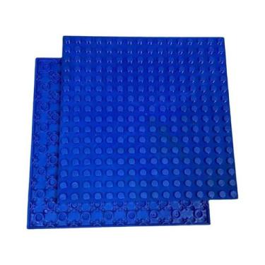 Imagem de Base Dupla Face 32x32 Com Pontos Para Blocos De Montar, Placas Clássic