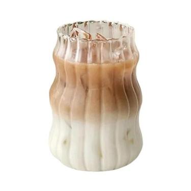 Imagem de Copo De Vidro Transparente Resistente Ao Calor, Criativo, Estilo Ins, 