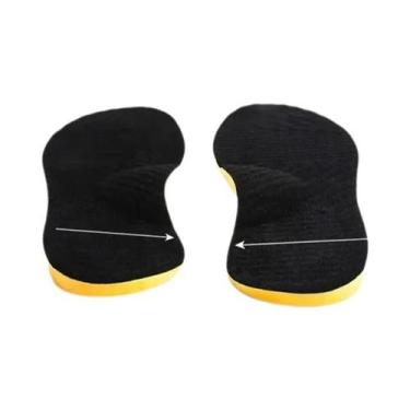 Imagem de Palmilha Ortopédica Para Pés Planos Com Suporte De Arco Para Homens E 