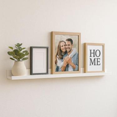 Imagem de Prateleira Porta Quadros Retratos Fotos Temperos Livros e Enfeites Bra