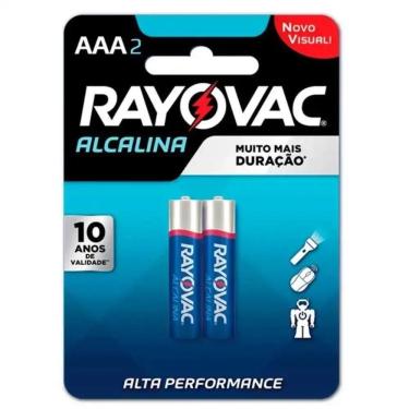Imagem de Pilha Alcalina 12v Palito Aaa Com 2 Unidades Rayovac