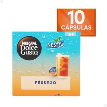 Imagem de Caixa Nescafé Dolce Gusto 10 Cápsulas, Nestea Pêssego