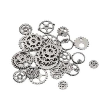 Imagem de Molde De Resina Epóxi Com Engrenagens Metálicas 50g 100g Para Joias DI