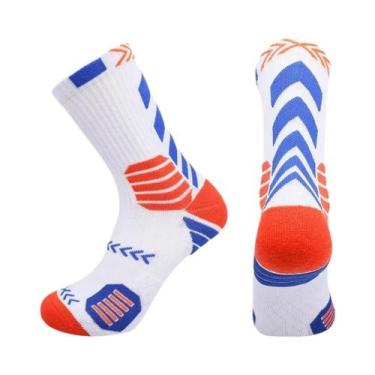 Imagem de Meias Esportivas Unissex De Algodão Respirável Para Ciclismo, Corrida,
