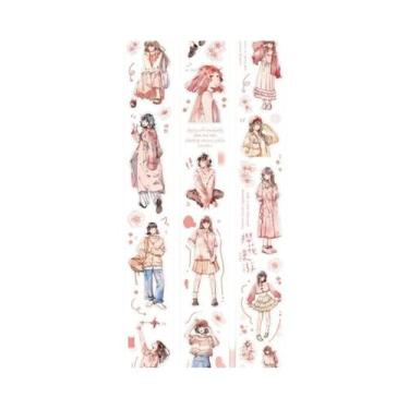 Imagem de Fita Washi De Personagens 200cm Série Eco Quatro Estações Para Scrapbo