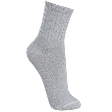 Imagem de Meia Lupo Masculina Walk Esportiva Algodão 3290-009, Cinza claro, GG