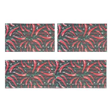 Imagem de Conjunto 3 Tapetes Cozinha Banheiro Compacto Passadeira Duna - Tokdeca