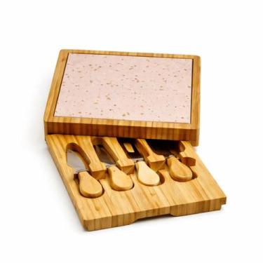 Imagem de Conjunto 6 Peças para Queijo 23x23x4cm Lyor