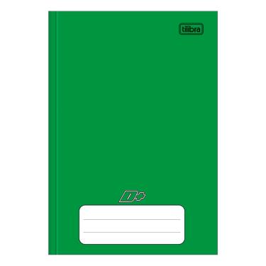 Imagem de Caderno Brochura Tilibra Capa Dura 1/4 Verde 96 Folhas