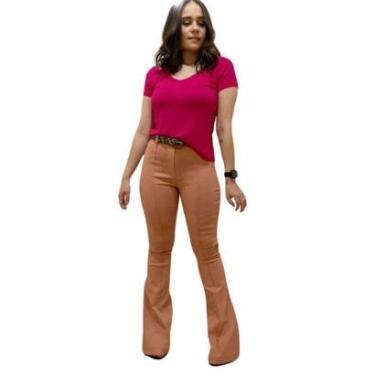 Imagem de Calça Feminina Flare em Bengaline-Feminino