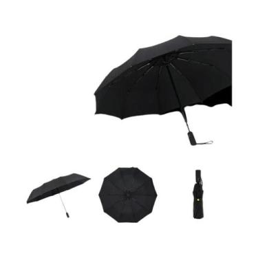 Imagem de Guarda-chuva Automático Dobrável À Prova De Vento Para Homens E Mulher