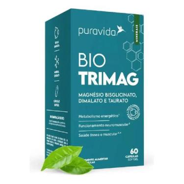 Imagem de BIO TRI MAG 60 Capsulas Magnesio Puravida Pura Vida
