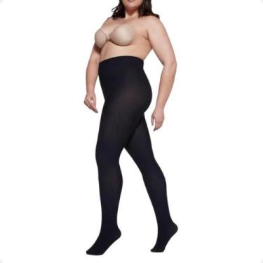 Imagem de Meia Calça Fio 180 Plus Size de Alto Conforto Modelo Plus Size Adulto 