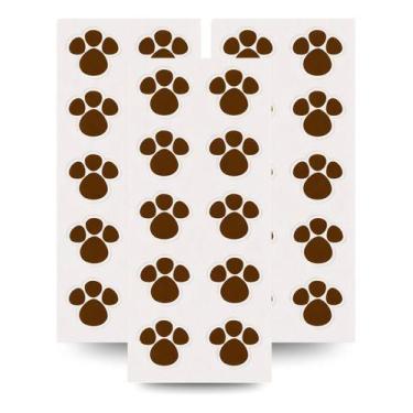 Imagem de Kit 30 Tags Adesivos Pascoa Patinha De Coelhos Decoração - - Duarte Sh