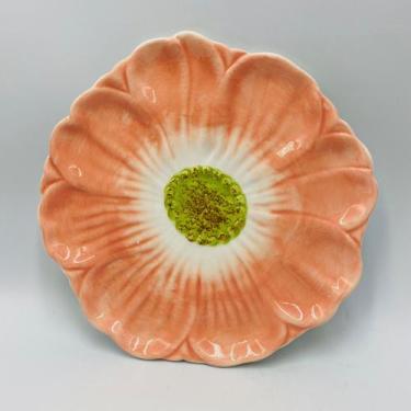 Imagem de Prato Sobremesa Flor em Cerâmica Laranja 19,7cm - ROJEMAC