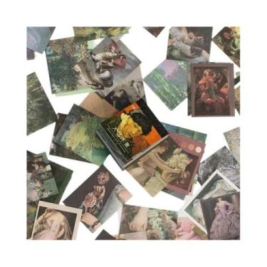 Imagem de Blocos De Notas Retrô Com 400 Folhas Para Scrapbooking DIY, Cartões De
