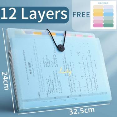 Imagem de Pasta A4 para Documentos OEM Saco de Arquivo com Grande Capacidade Formato A4 Kit 3 Peças Rosa