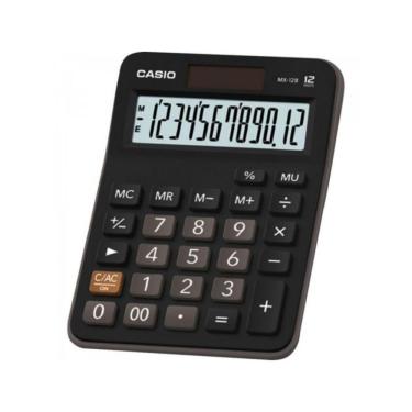 Imagem de Calculadora De Mesa Casio Mx-12b Preta