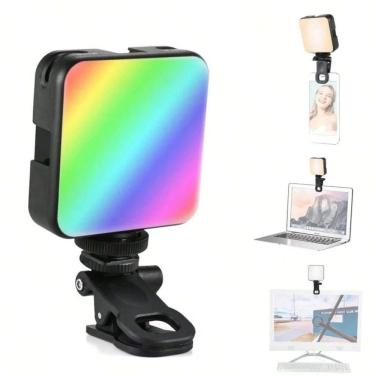 Imagem de Luz de Vídeo LED Portátil OEM Luz Portatil para Câmera de Celular 5W 10 Níveis de Brilh...